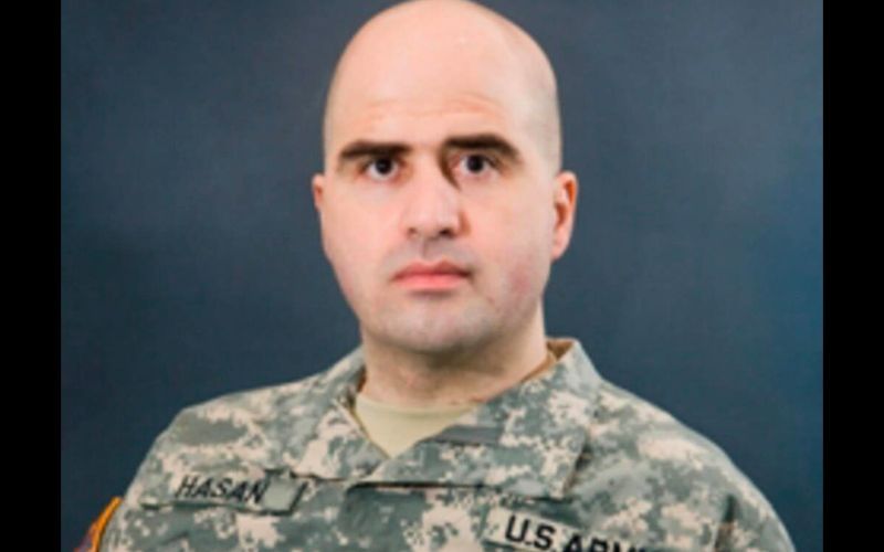 Nidal Hasan, pictured here in May 2009. (US Army / Public Domain) Nidal Hasan, pictured here in May 2009. (US Army / Public Domain)