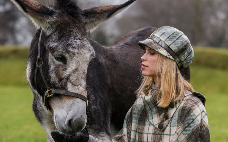 A beautiful poncho and cape from Mucros Weavers.