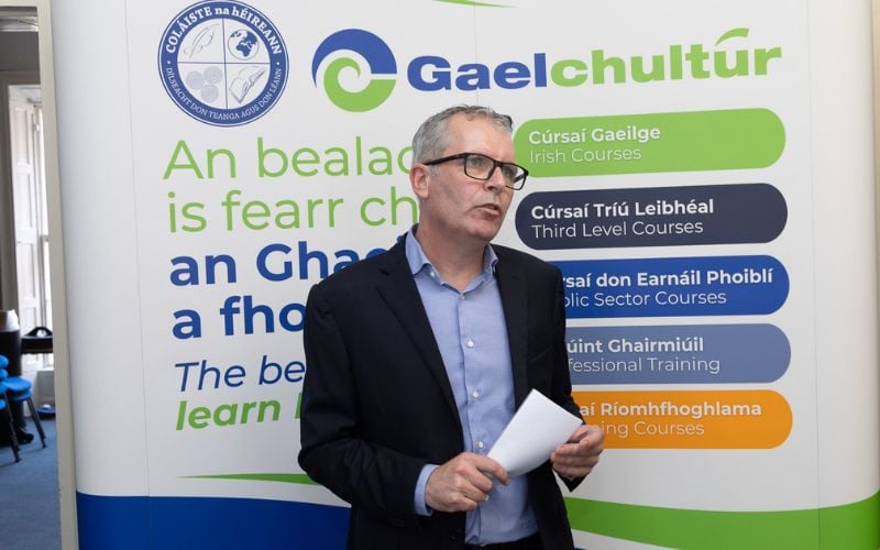 Darren Ó Rodaigh, Gaelchultúr's Chief Executive Officer . Darren Ó Rodaigh, Gaelchultúr's Chief Executive Officer .