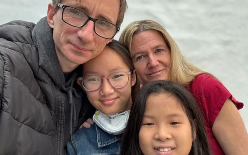 Ruairi O’Flaherty and his family. (Via GoFundMe)