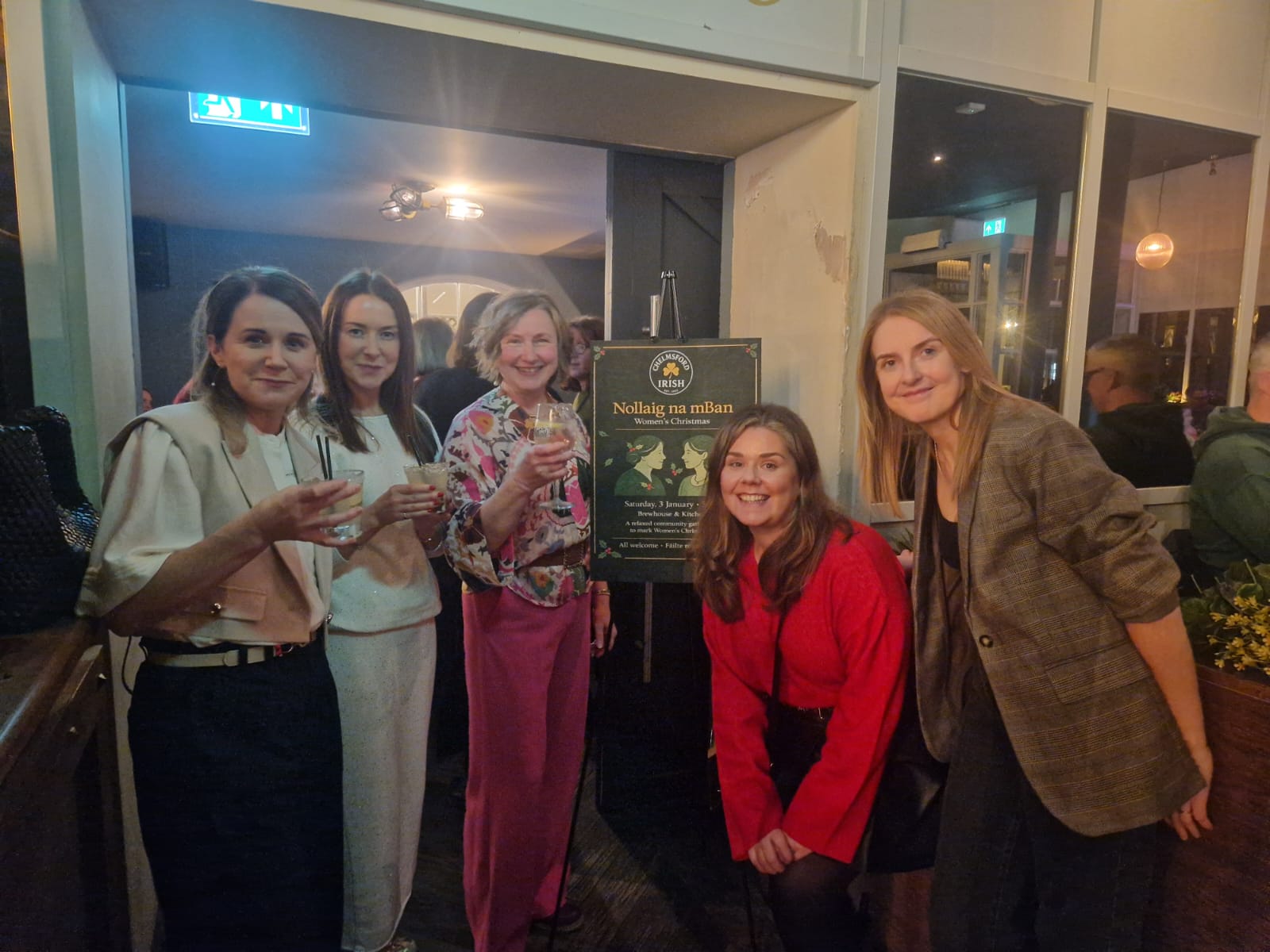 Chi-Co members right to left: Marie Bird, Bríd O'Donohue, Elaine Finn Davies, Kerry Fabri & Paula Purssord