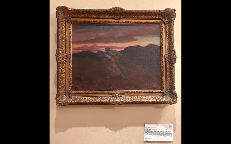 “The Team” 1913, Oil on canvas, 16x20in, PT 1982.24. (AIHS) “The Team” 1913, Oil on canvas, 16x20in, PT 1982.24. (AIHS)