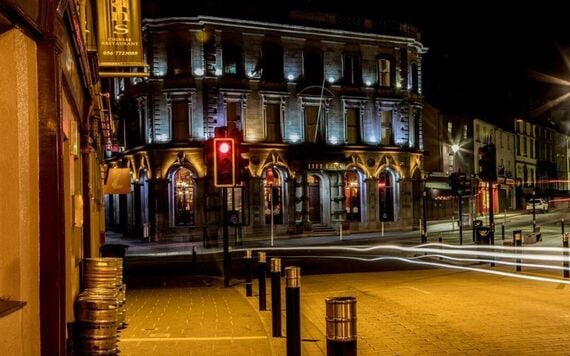 The Left Bank, in Kilkenny. The Left Bank, in Kilkenny.