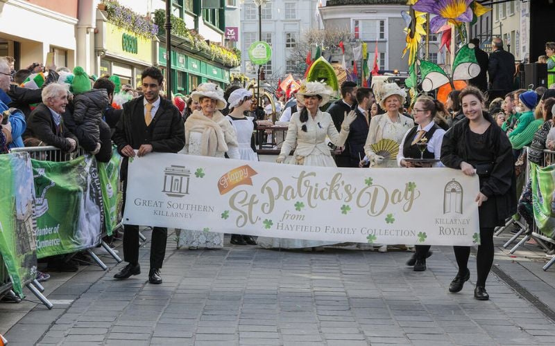 Killarney's St. Patrick's Day parade.