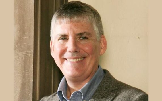 Author of the Percy Jackson series, Rick Riordan.