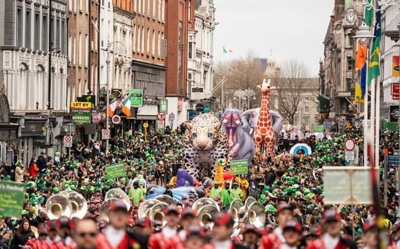 Lions and tigers and bears! Oh my! The theme of the 2025 St. Patrick's Festival was "adventures".