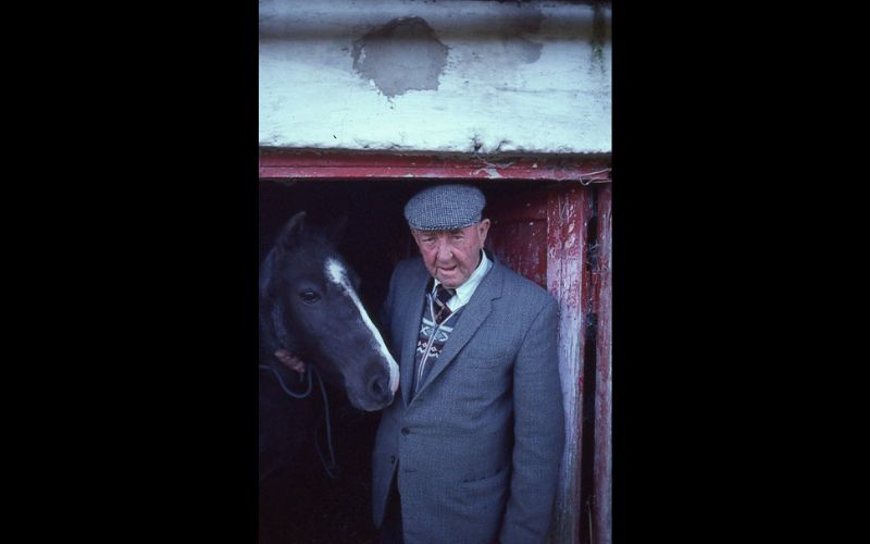 Ned Kelliher and friend, Annagh, County Kerry. (Courtesy Kevin O'Hara)