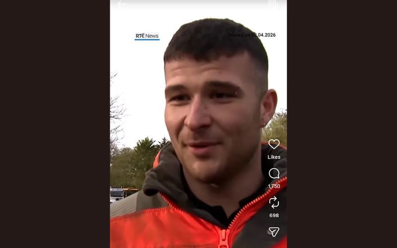 Mark O'Connell. Pic: RTE News/Instagram Mark O'Connell. Pic: RTE News/Instagram