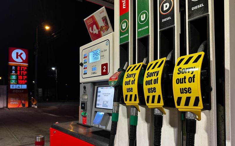Over a hundred garages across the country say they have now run dry.