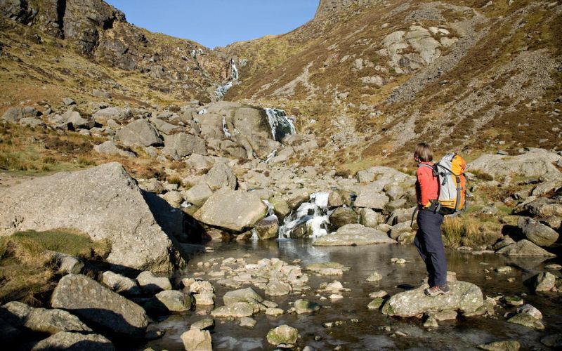 Dramatic views at on the Mahon Falls trail in the Comeragh Mountains. 