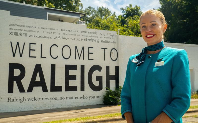 "Welcome to Raleigh"! Aer Lingus have launched flights to North Carolina.
