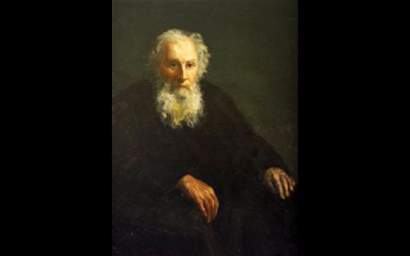 Self-Portrait as an Old Man, Nathaniel Hone the Younger. (AIHS)