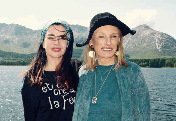 Playwright and actress Laoisa Sexton and Georganne Aldrich Heller