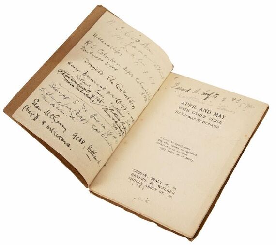 April and May. Thomas MacDonagh. Dublin: Sealy, Bryers & Walker, 1902. Courtesy of the Risings co-curators, Alan Klein and Alexander Neubauer.