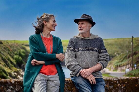Carrie Crowley & Breandán Ó Beaglaoich in Corca Dhuibhne.