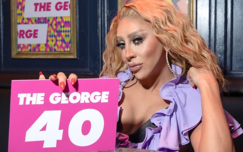 Drag queen and singer, Veda Beaux Reves.