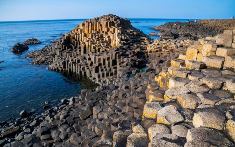 Hexagonal stones at the Giant's Causeway, County Antrim. (Tourism Ireland / Ireland's Content Pool) Hexagonal stones at the Giant's Causeway, County Antrim. (Tourism Ireland / Ireland's Content Pool)