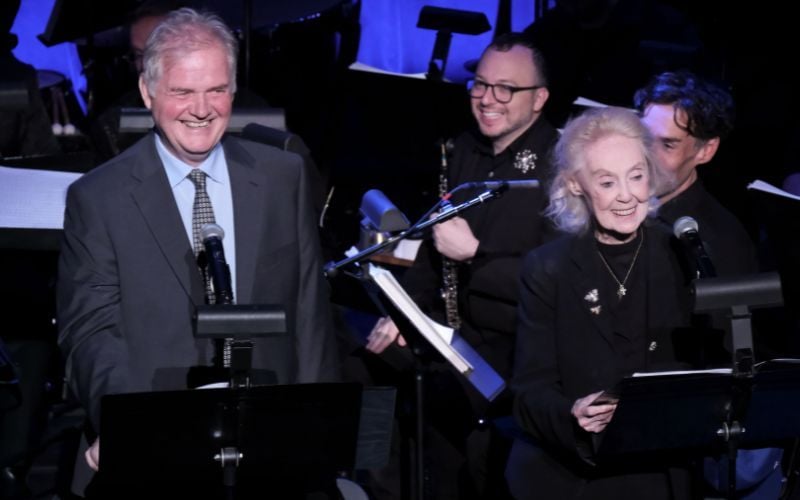 Ciarán O'Reilly and Charlotte Moore at Irish Rep's 2026 Gala. (James Higgins) Ciarán O'Reilly and Charlotte Moore at Irish Rep's 2026 Gala. (James Higgins)