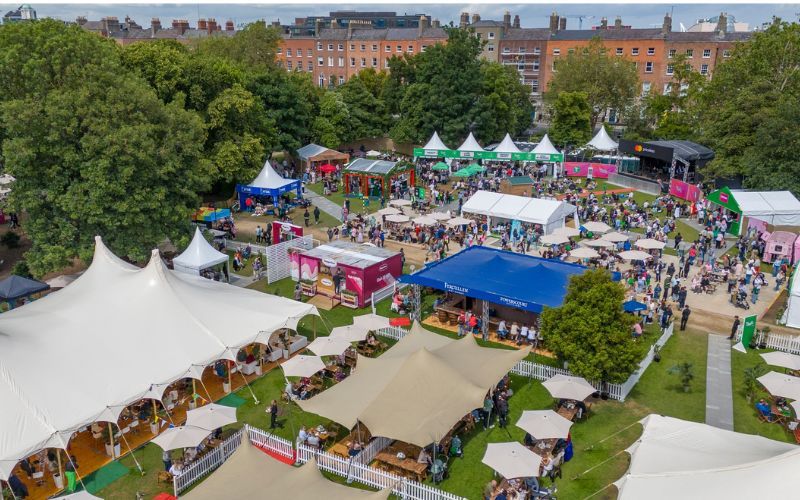 Taste of Dublin, in Merrion Square. 