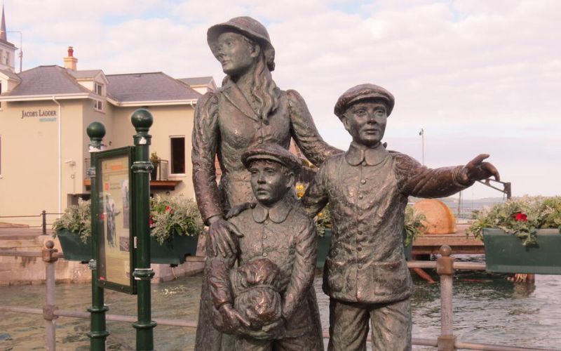 Annie Moore Statue, Cobh. Annie Moore Statue, Cobh.