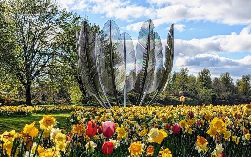 "Kindred Spirits", a piece of public art in Cork, dedicated to the Choctaw Indians.