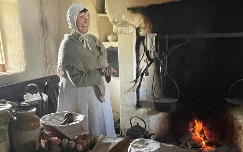 The Ulster American Folk Park, County Tyrone. The Ulster American Folk Park, County Tyrone.