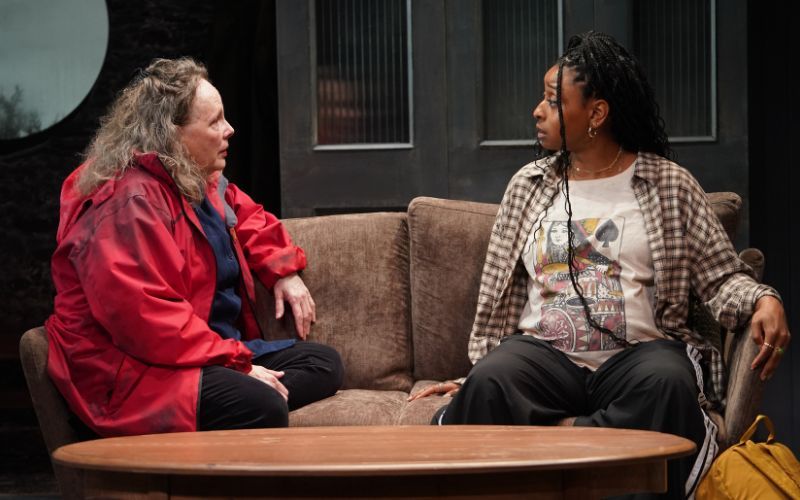 Maryann Plunkett and Alana Raquel Bowers in "The Loved Ones" at Irish Rep. (Carol Rosegg) Maryann Plunkett and Alana Raquel Bowers in "The Loved Ones" at Irish Rep. (Carol Rosegg)