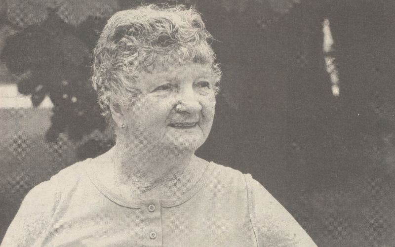 Bridie Landers at Arrowhead, Pittsfield, MA, 1994. (Kevin O'Hara) Bridie Landers at Arrowhead, Pittsfield, MA, 1994. (Kevin O'Hara)