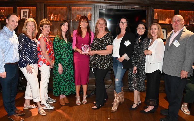 Lea Walsh at the Irish Business Organization's summer party in New York. Lea Walsh at the Irish Business Organization's summer party in New York.