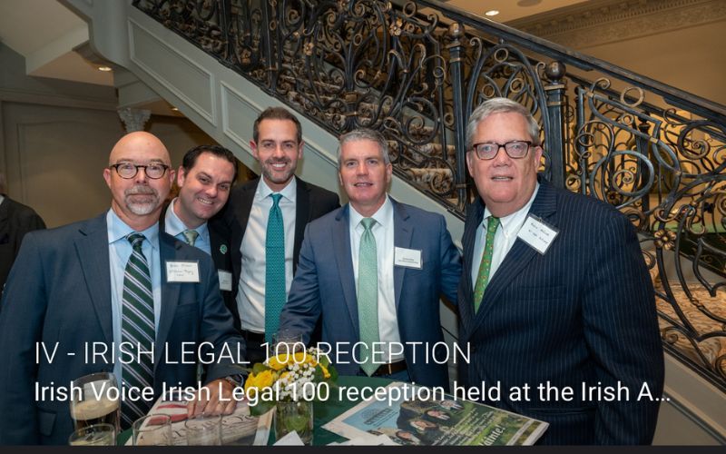 Dennis Ryan at the New York Legal 100 awards.