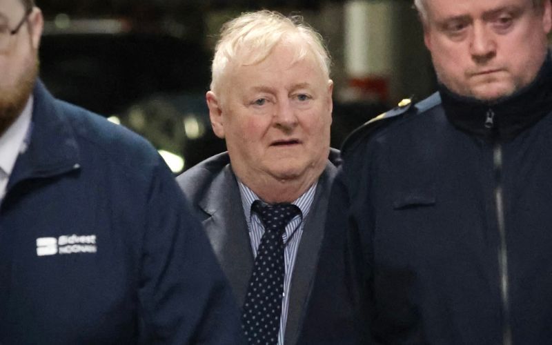 March 2024: Bill Kenneally leaving in handcuffs the Dublin Dispute Resolution Centre. March 2024: Bill Kenneally leaving in handcuffs the Dublin Dispute Resolution Centre.