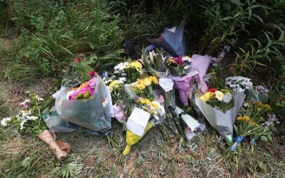 July 30, 2026: Flowers at the scene of Glen Hansard's fatal motorcycle crash in the Strawberry Beds area of Lucan, Dublin. (RollingNews.ie) July 30, 2026: Flowers at the scene of Glen Hansard's fatal motorcycle crash in the Strawberry Beds area of Lucan, Dublin. (RollingNews.ie)