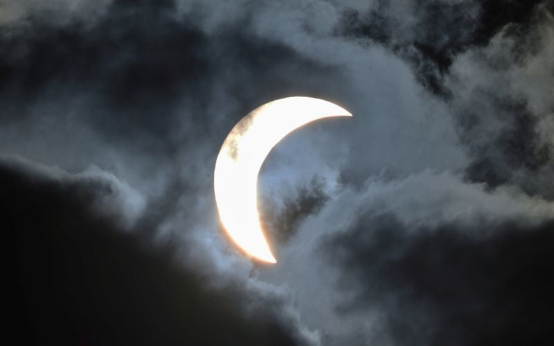 August 12, 2026: Solar Eclipse as seen from the Curragh Plains in Co Kildare. (RollingNews.ie) August 12, 2026: Solar Eclipse as seen from the Curragh Plains in Co Kildare. (RollingNews.ie)