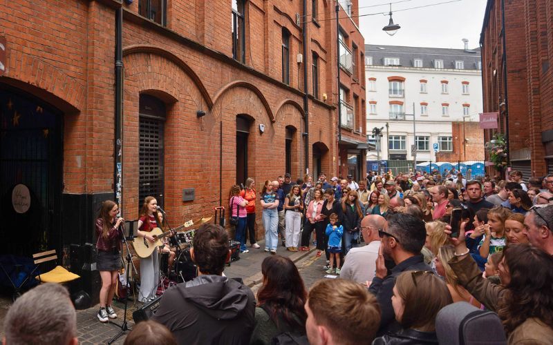 August 8, 2026: Scenes in Belfast during the Fleadh. (Belfast City Council) August 8, 2026: Scenes in Belfast during the Fleadh. (Belfast City Council)