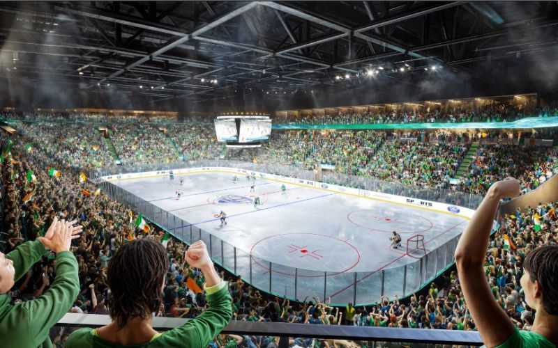 Inside the Prime Arena. Inside the Prime Arena.