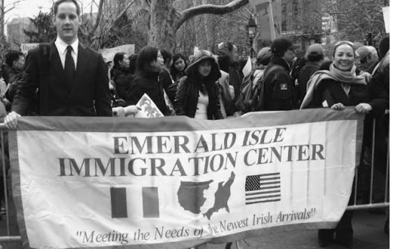 John Stahl representing the Emerald Isle. 