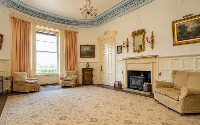 The reception room. The reception room.