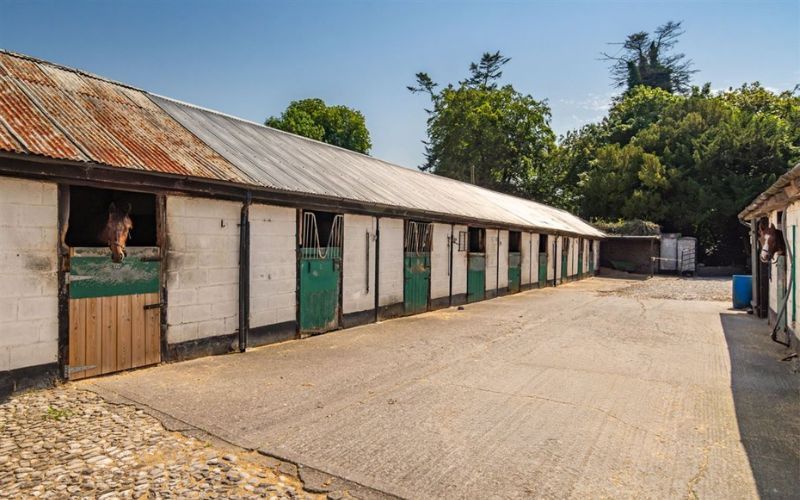 The stables at Rahinstown Estate in County Meath. The stables at Rahinstown Estate in County Meath.