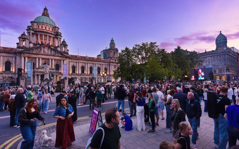 August 8, 2026: Scenes from Belfast on the busiest day of Fleadh 2026. (Belfast City Council) August 8, 2026: Scenes from Belfast on the busiest day of Fleadh 2026. (Belfast City Council)