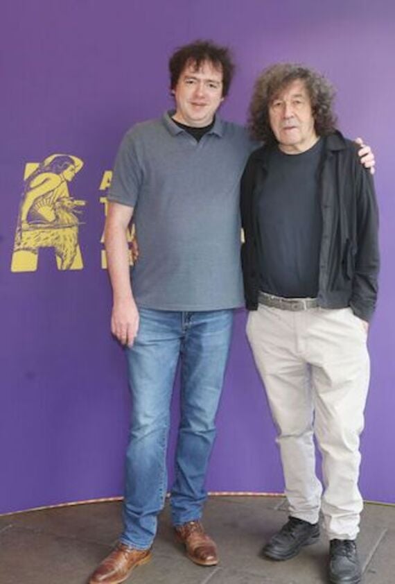 Stephen Rea and his son Danny. (Leon Farrell/Photocall Ireland)