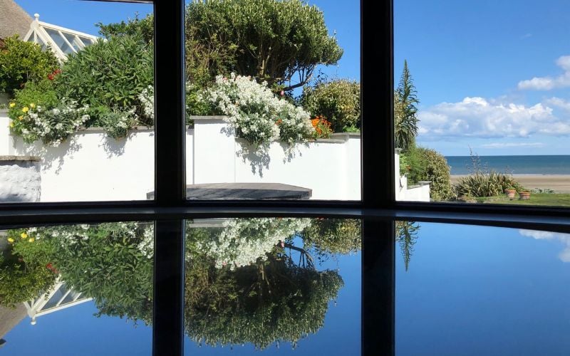 A view from the Thatcher's Rest Cottage. A view from the Thatcher's Rest Cottage.