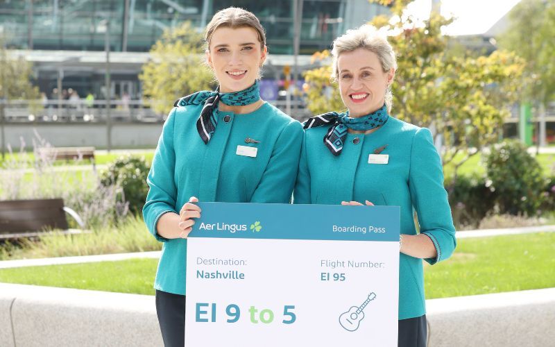 Aer Lingus rename Dublin to Nashville flight 95 in honor of Dolly Parton. Aer Lingus rename Dublin to Nashville flight 95 in honor of Dolly Parton.