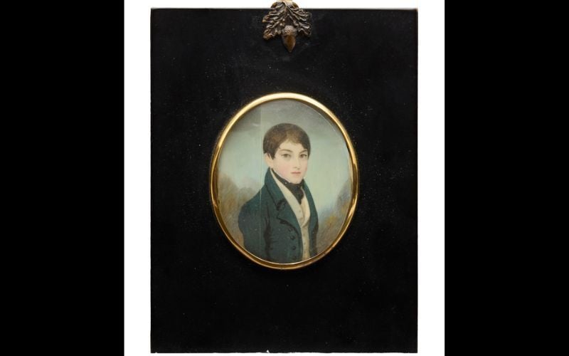 A miniature of Thomas Stephen Coppinger. (Roseberys) A miniature of Thomas Stephen Coppinger. (Roseberys)