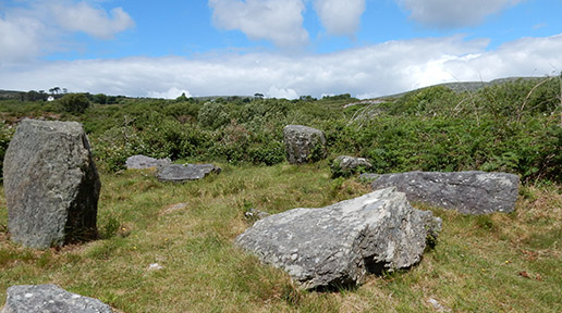Ahakista Stone Circle along Sheep’s Head Way trail.