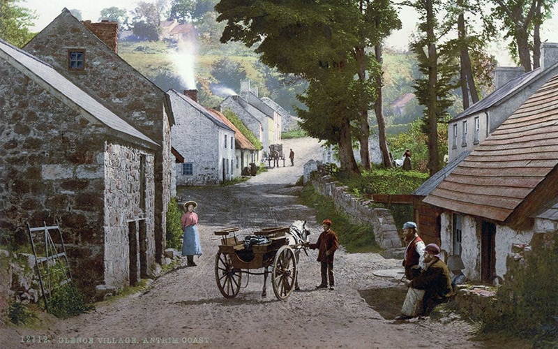 Spectacular 1800s color postcards of an Ireland