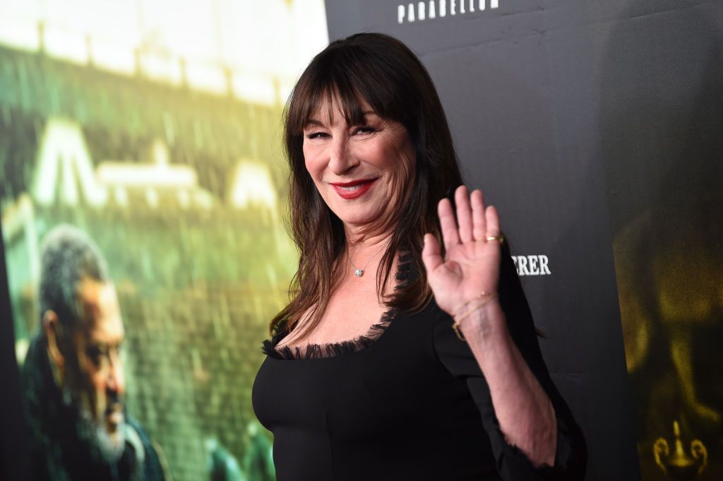 Anjelica Huston at the premiere of John Wick III. Photo: Getty Images
