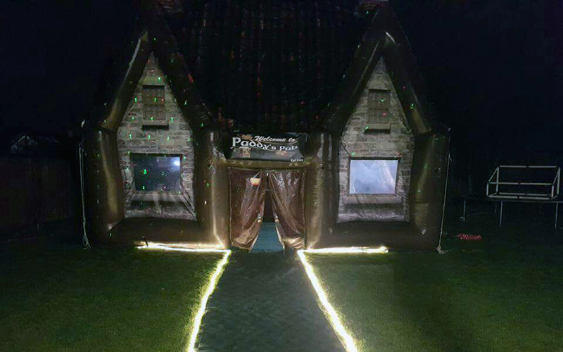 Fancy a thatched cottage popup Irish pub for Paddy’s Day