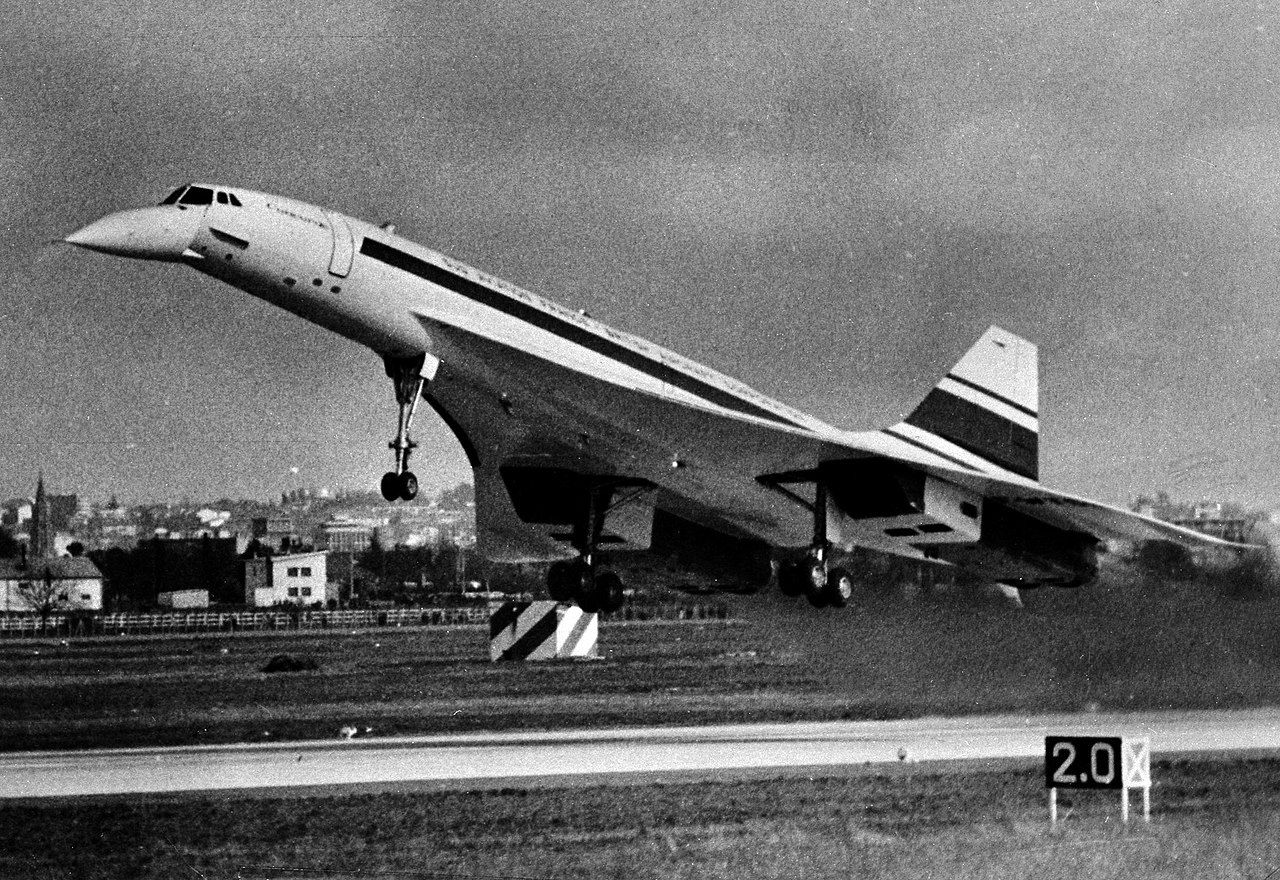 Concorde 001 first flight in 1969.