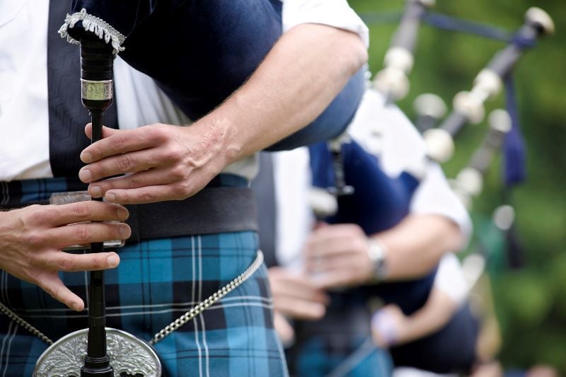 A bit of blue on St. Patrick's Day (Getty Images)