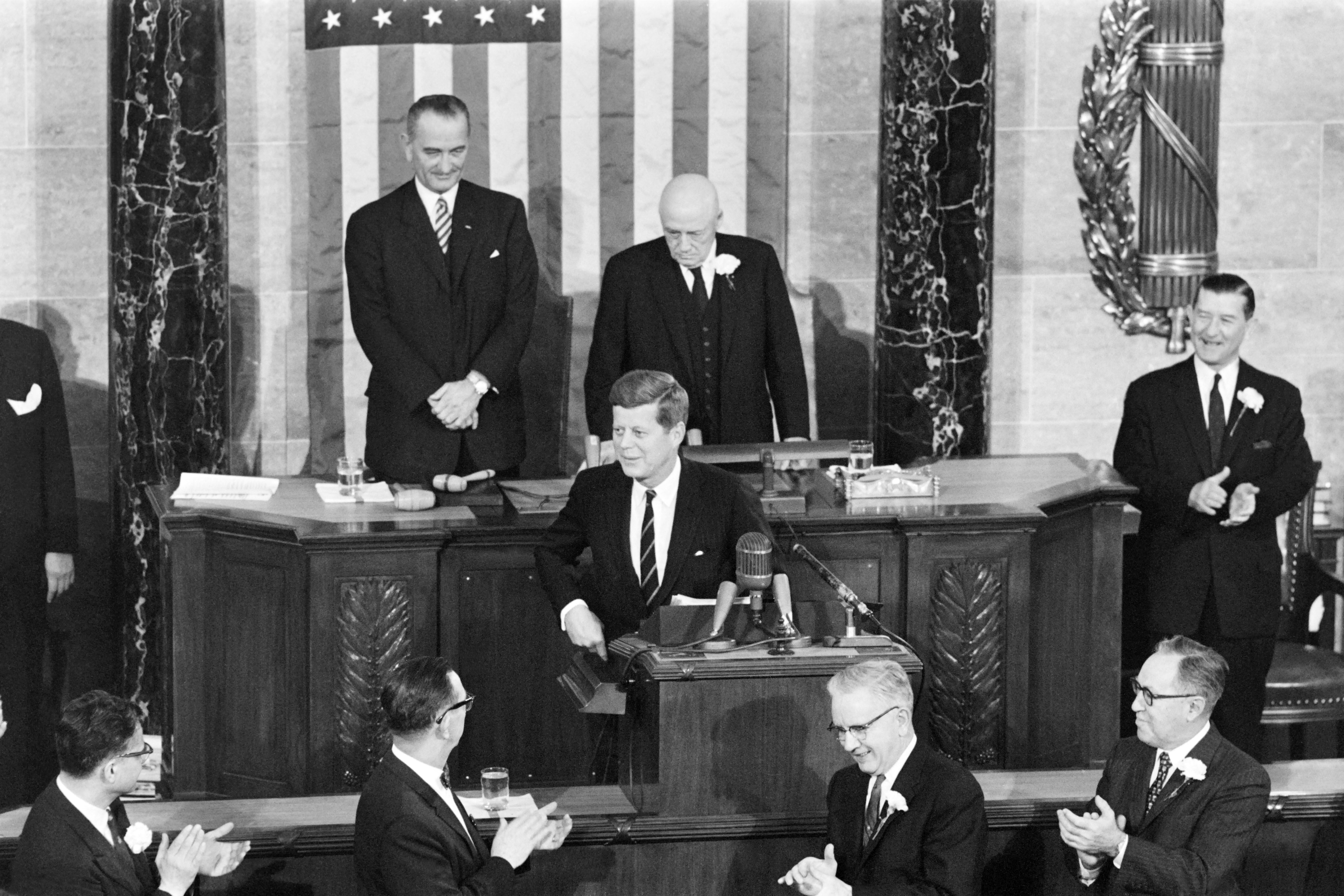 JFK delivering his State of the Union (Getty)